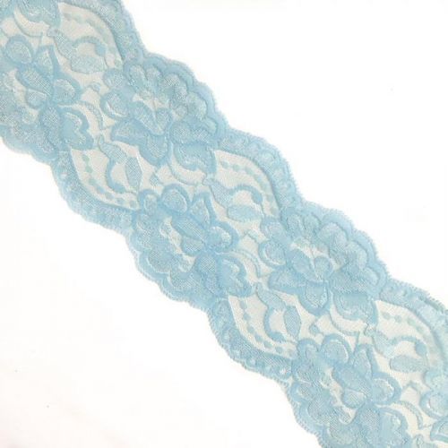Čipka Blossom light blue
