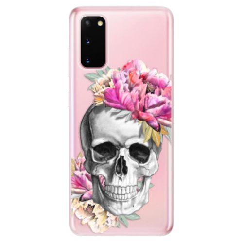 Odolné silikónové puzdro iSaprio - Pretty Skull - Samsung Galaxy S20