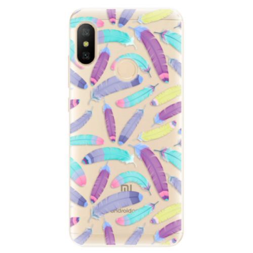 Odolné silikónové puzdro iSaprio - Feather Pattern 01 - Xiaomi Mi A2 Lite