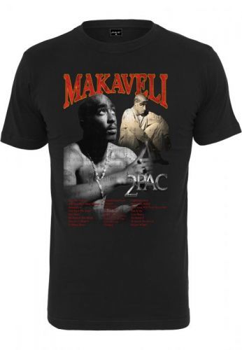 Pánske tričko MR.TEE Tupac Makaveli Tee Farba: black, Veľkosť: L, Pohlavie: pánske