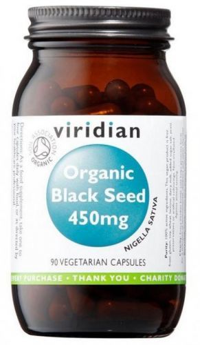 Viridian Black Seed 450 mg Organic 90 kapsúl
