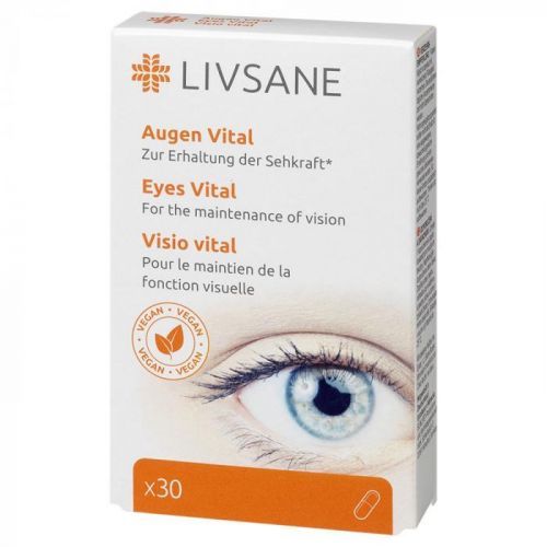 LIVSANE Podpora pre zdravé oči 30 kapsúl