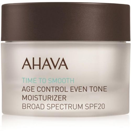 Ahava Time To Smooth rozjasňujúci hydratačný krém SPF 20 50 ml
