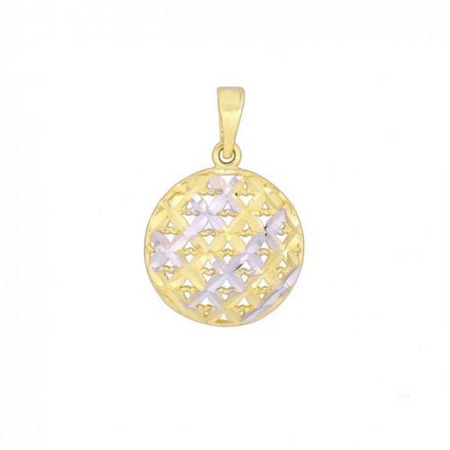 Zlatý prívesok GRAVÍROVANÝ KRUH