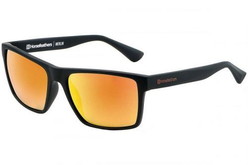 Slnečné okuliare Horsefeathers Merlin Sunglasses Matt Black/Mirror Orange Universal