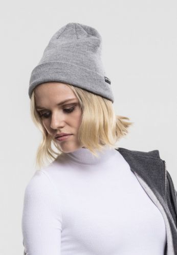 Urban Classics Basic Flap Beanie grey - UNI