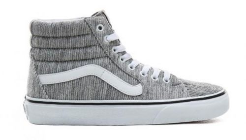 Vans Sk8-Hi Rib Knit Grey True White šedé VN0A4BV6V7B