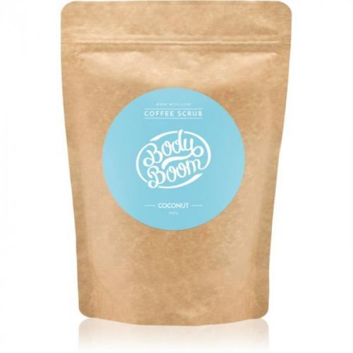 BodyBoom Coconut kávový telový peeling 200 g