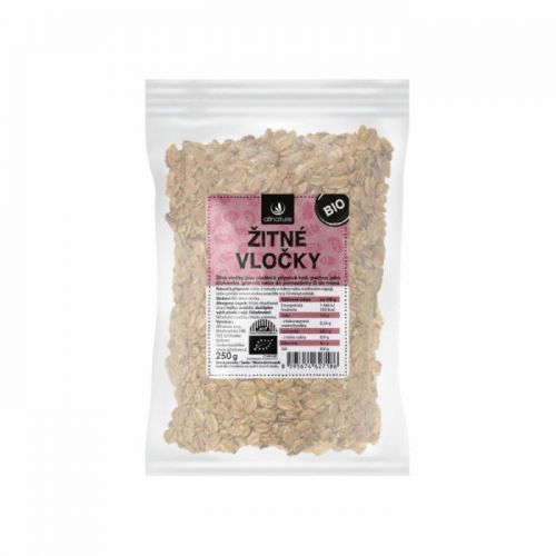 ALLNATURE Ražné vločky BIO 250 g