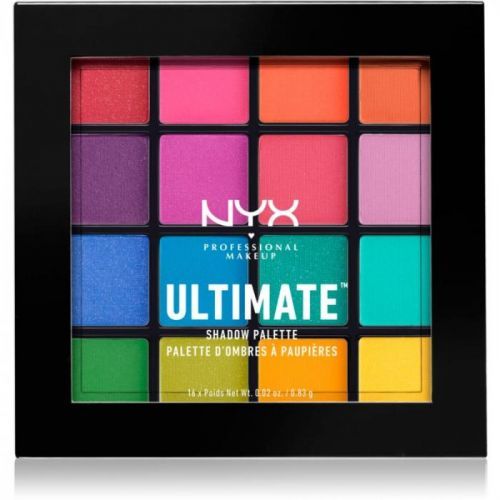 NYX Professional Makeup Ultimate Shadow paletka očných tieňov odtieň 04 Brights 16 x 0,83 g