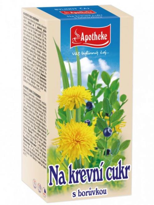 Apotheke čaj na krvný cukor s čučoriedkou 20x1,5g