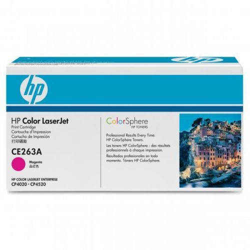 HP originál toner CE263A, magenta, 11000str., HP 648A, HP Color LaserJet CP4025, CP4525