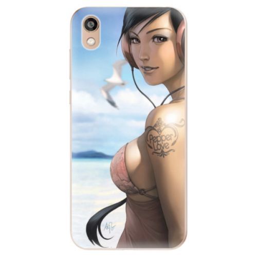 Odolné silikónové puzdro iSaprio - Girl 02 - Huawei Honor 8S