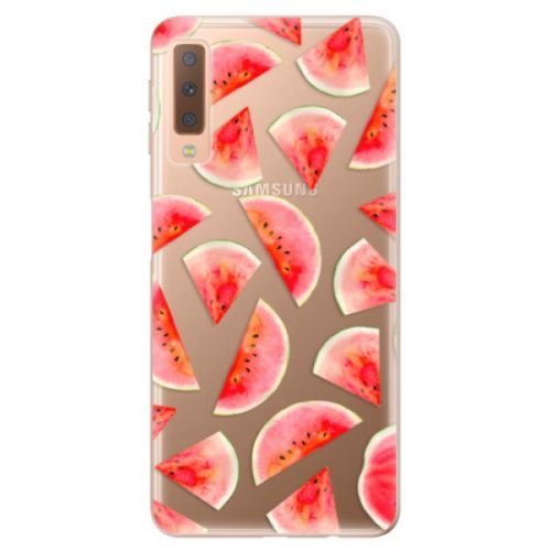 Odolné silikónové puzdro iSaprio - Melon Pattern 02 - Samsung Galaxy A7 (2018)
