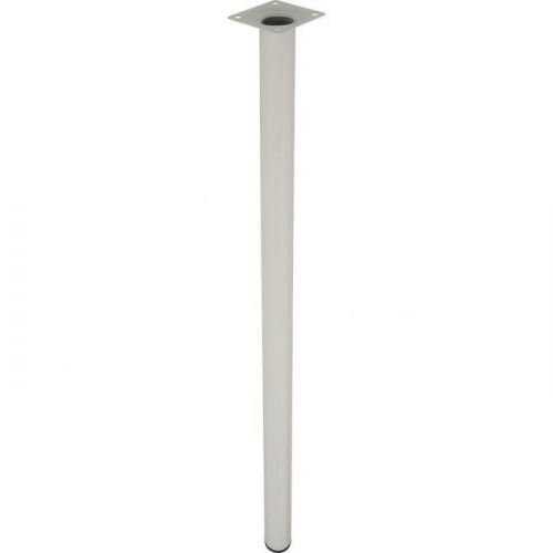 Okrúhla nábytková noha 90 cm biela