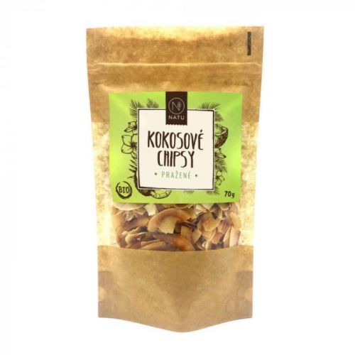 NATU Kokosové chipsy pražené BIO 70 g