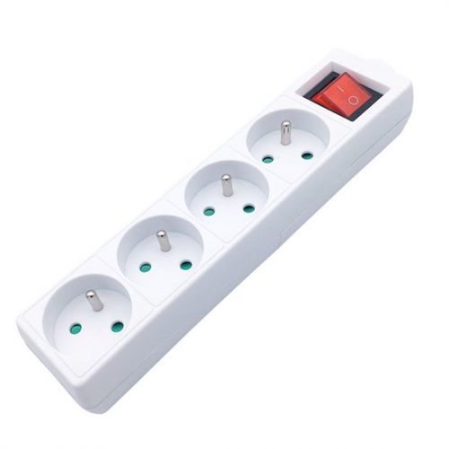 Zásuvka SOLIGHT PZ14 4 zásuvky s vypínačom