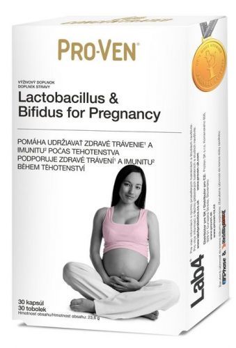 Pro-Ven Lactobacilus & Bifidus for Pregnancy 30 kapsúl