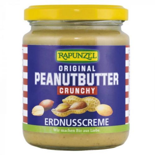 Arašidová nátierka chrumkavá Rapunzel 250g - BIO