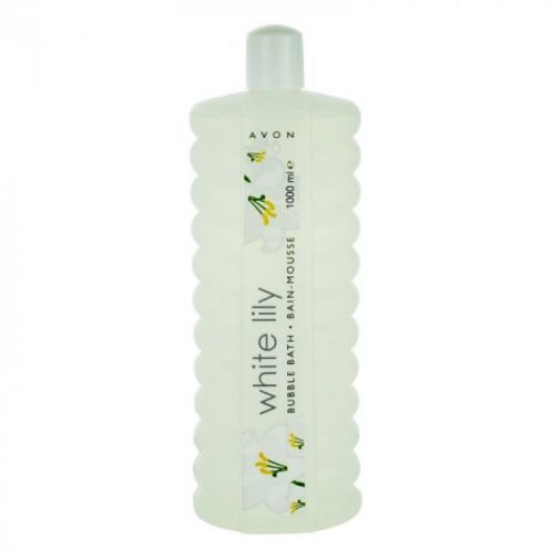 Avon Bubble Bath pena do kúpeľa veľké balenie White Lily 1000 ml