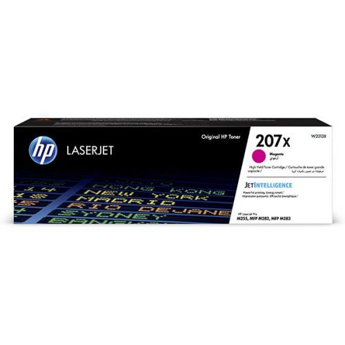 HP originál toner W2213X, magenta, 2450str., HP 207X, HP Color LaserJet Pro M255, MFP M282, M283