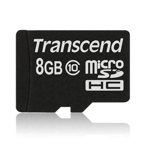 Transcend 8GB microSDHC (Class10) pamäťová karta (bez adaptéra) TS8GUSDC10