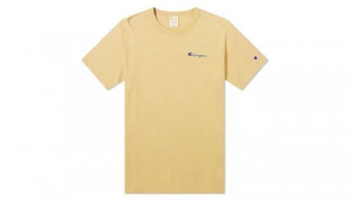 Champion Premium Crewneck T-shirt žlté 214279_S20_YS067
