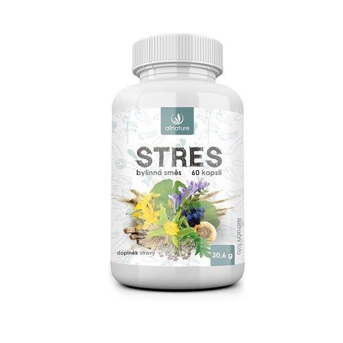 Allnature Stres bylinný extrakt 60 pastiliek