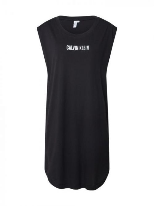 Calvin Klein Swimwear Plážové šaty  čierna