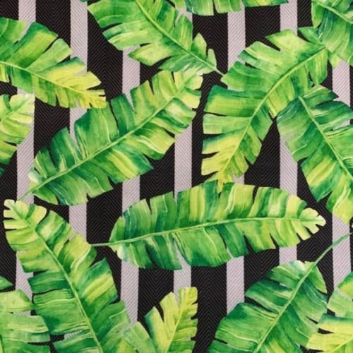 Dekoračná látka s teflonovou úpravou TROPICAL LEAF GARDEN