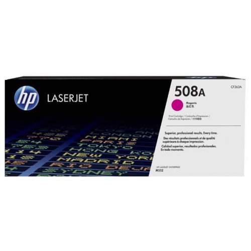 HP originál toner CF363A, magenta, 5000str., HP 508A, HP Color LaserJet Enterprise M552, M553, 860g