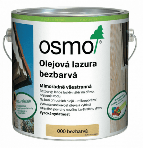 OSMO Color OSMO Olejová lazúra - 000 - bezfarebná - 0,75 L