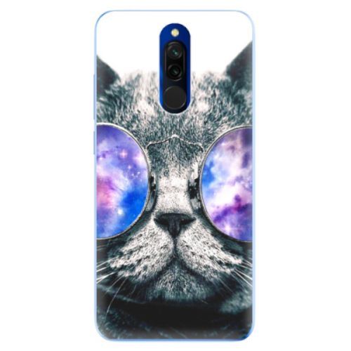 Odolné silikónové puzdro iSaprio - Galaxy Cat - Xiaomi Redmi 8