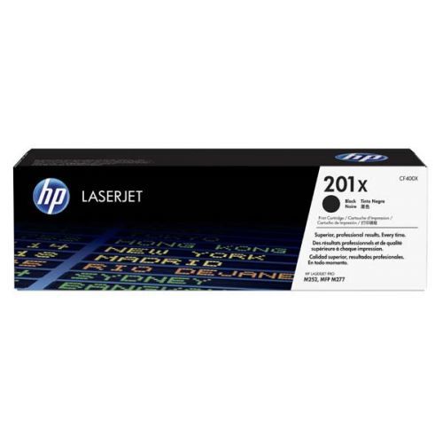 HP originál toner CF400X, black, 2800str., HP 201X, HP Color LaserJet MFP 277, Pro M252, 770g