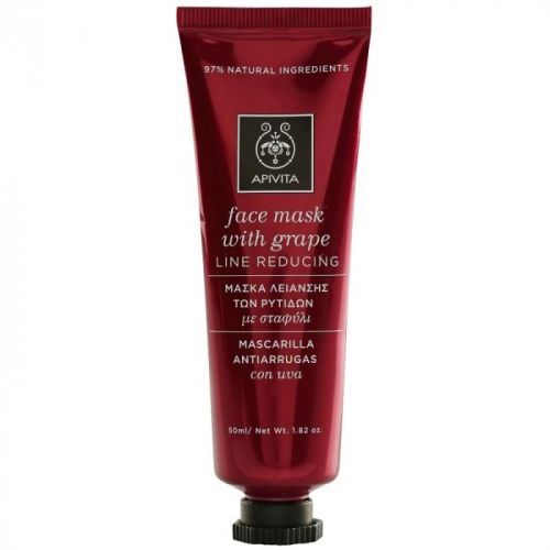 Apivita Express Beauty Grape protivrásková a spevňujúca maska na tvár 50 ml