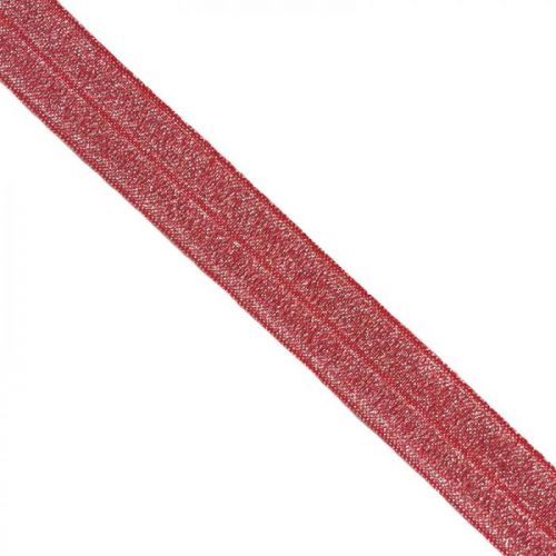 Lemovacia guma glitter 20 mm red