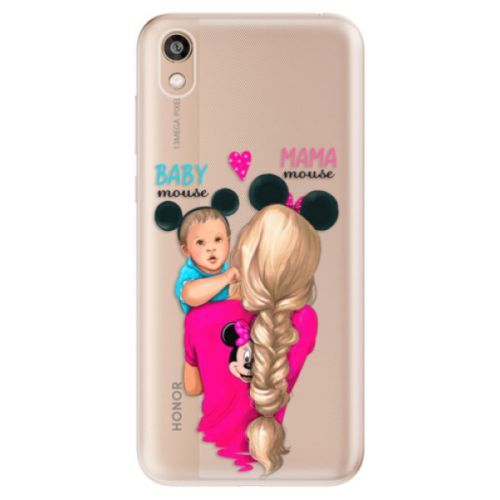 Odolné silikónové puzdro iSaprio - Mama Mouse Blonde and Boy - Huawei Honor 8S
