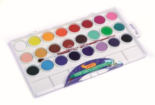 JOVI Vodové farby - sada 24ks so štetcom - 216 g