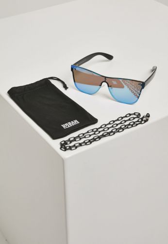 Urban Classics 103 Chain Sunglasses blk/blue - UNI