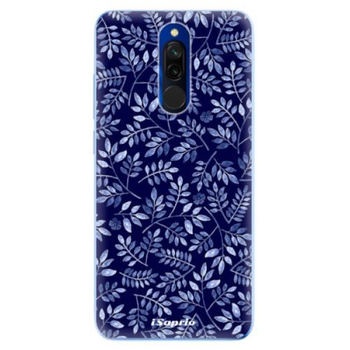 Odolné silikónové puzdro iSaprio - Blue Leaves 05 - Xiaomi Redmi 8