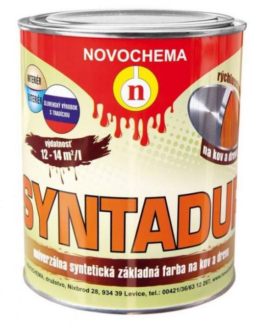 NOVOCHEMA S 2000 SYNTADUR - základná syntetická farba - 0199 - čierna - 0,9 Kg