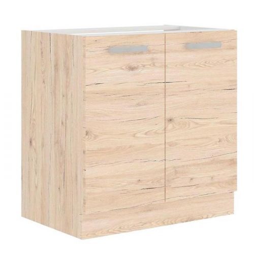 Skrinka do kuchyne Karolina dub bordeaux 80ZL 2F BB