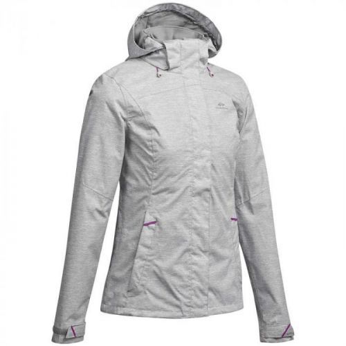 QUECHUA Dámska Bunda Mh100 Sivá