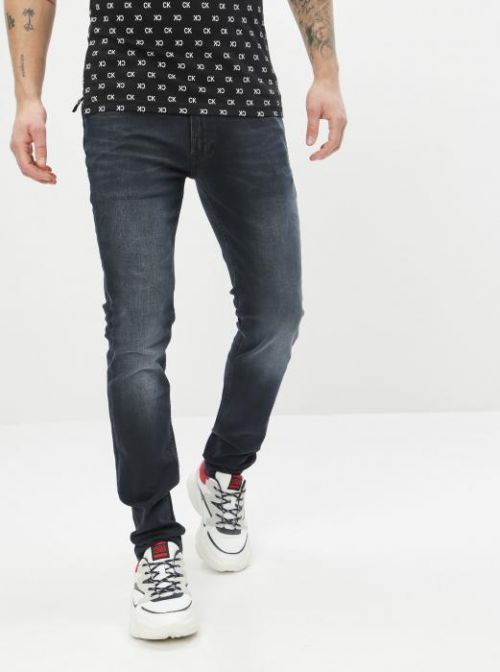 Tmavomodré skinny fit rifle Jack & Jones Liam