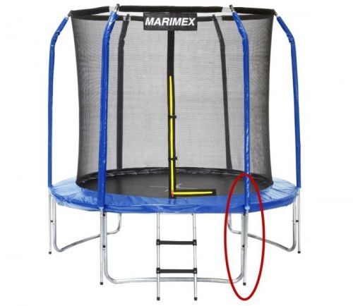 Náhradná stojka ochrannej siete pre trampolíny Marimex 366 cm(dolná časť)