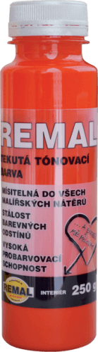 REMAL Tekutá Tónovacia farba - pomaranč - 0,5 Kg