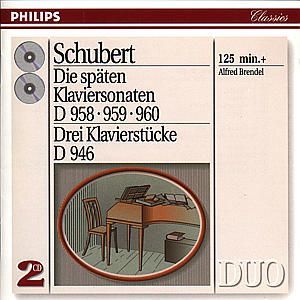 CD BRENDEL ALFRED - SONATY PRO KLAV. D 958-960