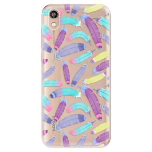 Odolné silikónové puzdro iSaprio - Feather Pattern 01 - Huawei Honor 8S