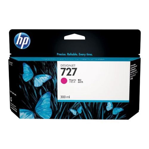 HP originál ink F9J77A, HP 727, magenta, 300ml, HP DesignJet T1530, T2530, T930