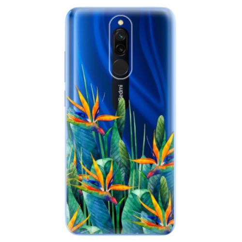 Odolné silikónové puzdro iSaprio - Exotic Flowers - Xiaomi Redmi 8